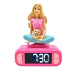 Réveil digital avec veilleuse lumineuse barbie en 3d et effets sonores Réveil digital avec veilleuse lumineuse barbie en 3d et effets sonores