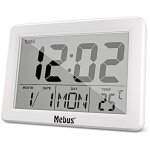 R�veil �lectronique - mebus - mod�le 25738 - multicolore - plastique - alarme quartz
