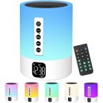 Réveil enceinte bluetooth lampe de chevet multifonctionnelle bruit blanc bebe haut - parleur bluetooth ... Réveil enceinte bluetooth lampe de chevet multifonctionnelle bruit blanc bebe haut - parleur bluetooth ...