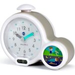 Rveil enfant ducatif kidsleep - claessenskids - veilleuse musicale - jour / nuit - blanc