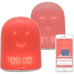 R�veil enfant �ducatif remi - babyphone - veilleuse & berceuse - suivi du sommeil - rouge