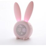 Réveil pour enfants - yyv - lapin rose - veilleuse led tactile et entraîneur de sommeil - rechargeable ... Réveil pour enfants - yyv - lapin rose - veilleuse led tactile et entraîneur de sommeil - rechargeable ...