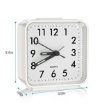 R�veil matin r�veils analogiques � quartz num�rique 3d petite r�veil silencieux sans tic - tac veilleuse ...