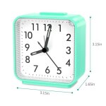 R�veil matin r�veils analogiques � quartz num�rique 3d petite r�veil silencieux sans tic - tac veilleuse ...