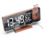Réveil projecteur avec radio - mioloe - réveil projecteur avec radio - radio horloge alarme - noir Réveil projecteur avec radio - mioloe - réveil projecteur avec radio - radio horloge alarme - noir