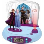 R�veil projecteur la reine des neiges 2 - effets sonores et veilleuse int�gr�e - lexibook