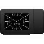 R�veil � projection - infactory - mod�le dcf77 - double r�veil - thermo - hygrom�tre - noir