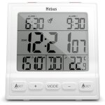 Rveil radio - pilot - mebus - 56813 - thermomtre dintrieur - rtroclairage - deux alarmes