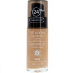 Fond de teint - revlon - n�300 golden beige - longue tenue - fini mat - peaux mixtes � grasses
