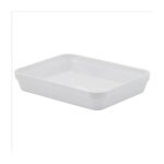 Revol - plat rectangulaire - 28 x 21 cm - en procelaine blanche - londres Revol - plat rectangulaire - 28 x 21 cm - en procelaine blanche - londres