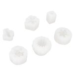 Rho - moule  cire lot de 6 moules  bougies en silicone assortis de style succulent de qualit alimentaire ...