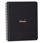 Cahier note book - rhodia - 119910 - 160 pages - a5 + - couverture en polypropylne recycl