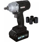 Cl� � choc sans fil ribitech r - bat20 - batterie 20v 4ah - chargeur rapide - 420 nm - 4 douilles incluses ...