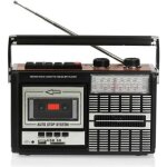 Radio / enregistreur - ricatech - pr85 - fm / am / sw1 / sw2 - lecteur de cassette - microphone intgr ...