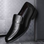 Richelieu cuir chaussure homme noir