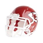 Mini casque de football - riddell - nfl speed - kansas city chiefs - rouge et or - taille 5 pouces Mini casque de football - riddell - nfl speed - kansas city chiefs - rouge et or - taille 5 pouces