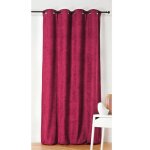 Rideau alaska isolant et 100 % occultant fuchsia 140x260 cm