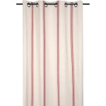 Rideau 100% coton - effet tapissier dantan rouge 135x260 cm