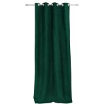 Rideau anti - froid doubl� polaire vert 140x260 cm