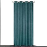 Rideau color� isolant et thermique vert emeraude 140x240 cm