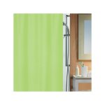 Rideau de douche polyester 180x200cm alea vert anis spirella