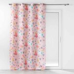 Rideau enfant - paris prix - princesse licorne - 140x260cm - rose - ?illets Rideau enfant - paris prix - princesse licorne - 140x260cm - rose - ?illets
