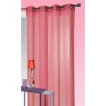 Rideau en etamine l�g�re unie rouge 240 x 260 cm