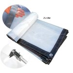 Rideau exterieur terrasse bache pergola transparente rideau pvc garage bche transparente verrepeut tre ...