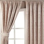 Rideaux galon fronceur - homescapes - caf� au lait - jacquard - 117 x 182 cm - occultant