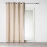 Rideau � ?illets uni capria 140x240cm naturel