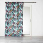 Rideau à ?illets imprimé jacala 140x260cm bleu Rideau à ?illets imprimé jacala 140x260cm bleu