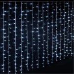 Rideau lumineux led 10 tombées 140cm blanc froid Rideau lumineux led 10 tombées 140cm blanc froid