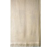 Rideau marseillais tiss� ecru - 225 x 140 cm - toison dor