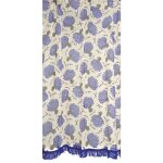 Rideau marseillais tiss� lavande - 225 x 140 cm - toison dor