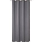 Rideau occultant uni grande largeur gris anthracite 240x260 cm