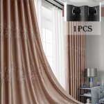 Rideau occultants isolant thermique 150x270 cm (largeur x hauteur) design moderne � oeillets rideaux ...