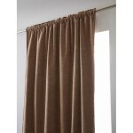 Rideau occultant phonique et thermique doubl� polaire galon fronceur bjorn 100% opaque le fil dariane ...