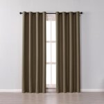 Rideau occultant une piece thermique � oeillet d�coration de fen�tre pour salon et chambre 132 x 160 ...