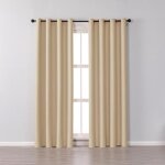 Rideau occultant une piece thermique � oeillet d�coration de fen�tre pour salon et chambre 140 x 145 ...