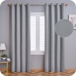 Rideau occultants 140x175cm topfinel 2 panneaux thermique isolant anti froid  oeillets dcoratif chambre ...