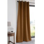 Rideau occultant uni 210gr / m2 marron brun 140x280 cm Rideau occultant uni 210gr / m2 marron brun 140x280 cm
