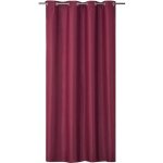 Rideau occultant uni grande largeur rouge 240x260 cm