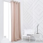 Rideau à oeillets today - 140x240cm - 100% coton - rose Rideau à oeillets today - 140x240cm - 100% coton - rose