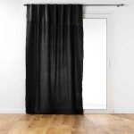 Rideau � passants mistraline 140x240cm noir