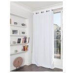 Rideau phonique - moondream - occultant - thermique - 140x260 cm - blanc