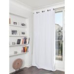 Rideau phonique occultant et thermique moondream blanc 145x180 cm Rideau phonique occultant et thermique moondream blanc 145x180 cm
