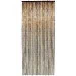 Rideau de porte acajou bâtonnets bambou vernis - 90x200 cm Rideau de porte acajou bâtonnets bambou vernis - 90x200 cm