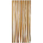 Rideau de porte - morel - antilles - 90x200 cm - brun et beige - poly�thyl�ne