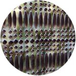 Rideau de porte en perles noires frjus 100x230 cm