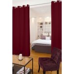 Rideau s�parateur de pi�ce moondream rouge fonc� 140x250 cm